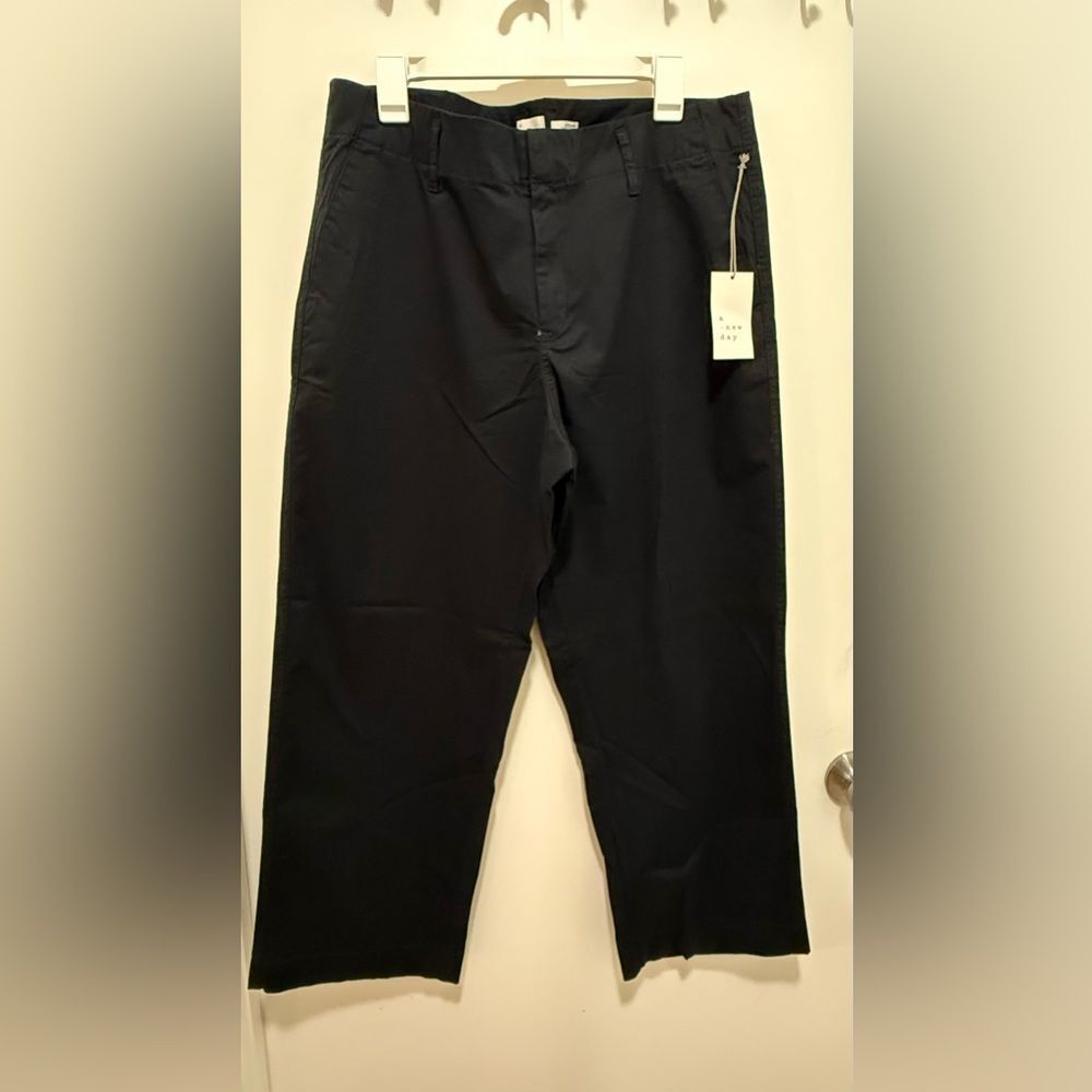 A New Day Black Pants Classic Straight-Leg - Picture 2 of 9